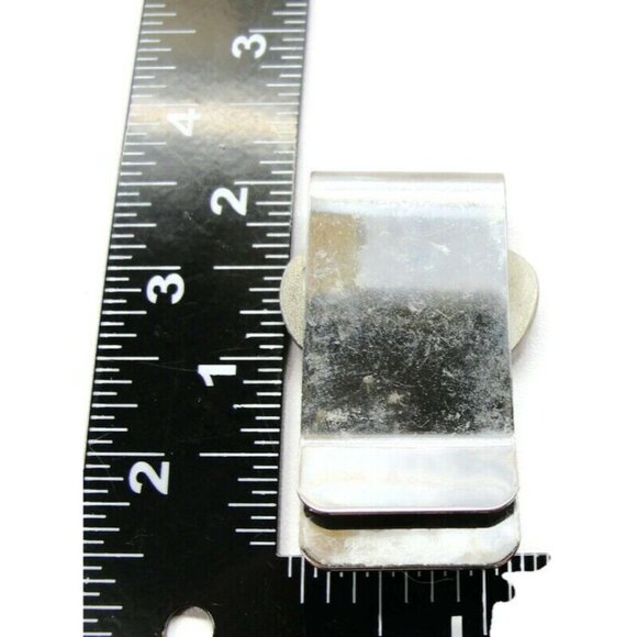 Tennis Money Clip Stainless Steel Racquets Tennis Ball  Cash ID Holder - Picture 6 of 6